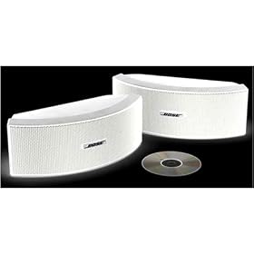 Bose 151 SE Environmental Speakers, elegant outdoor speakers - White