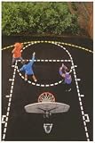 Basketball Court Stencil
