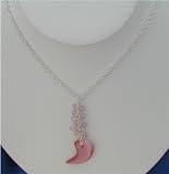 GEMSTONES NECKLACES , SILVER , CATZ EYE JP614
