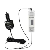 2 in 1 FM Transmitter and Car Charger for the Samsung Yepp YP-U2 - Gomadic Brand w/ TipExchange Technology
