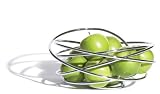 Kitchen & Housewares : Fruit Loop Chromed Steel Fruit Bowl