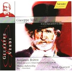 Streichquartette Von Verdi, Britten und Rabenschlag