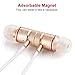 Bluetooth Wireless Headset, Sports Earphone with Microphone, Support Switching Language, Voice Reminding Function, for Samsung Galaxy S5 S4 Note 3 4 iPhone 6 6 Plus and Other Smart Phones (Gold)