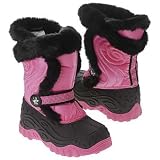 Stride Rite Toddler Snowcat Boot,Pink/Black,9 M US Toddler