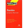 Paroles de Jacques Pr�vert