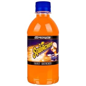 Sqwincher 030701-OR Orange Flavor 12 oz Ready to Drink Bottle (Case of 24)