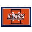 University of Illinois Rug - Orange/ Blue (Rectangle)