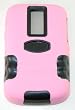 KingCase BlackBerry Bold 9000 * Warrior Case * (Light Pink & Black) - The ULTIMATE Protector + Free Screen Protector