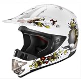 GLX Women's Off-Road Motocross Helmet Whisper White