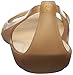crocs Women's Isabella Huarache Flat W Jelly Sandal, Bronze, 8 M US