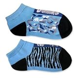 Blue Camo - Zebra Stripe Kids Socks