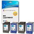 HP 21, 22, 2 x Schwarz & 2 x Farbe Tinte Patronen Rebuilt f�r P DeskJet F4180, F4185, F4188, F4190, F4194, HP Officejet 4300, 4310, 4311, 4312, 4314, 4315, 4315v, 4315xi, 4317 4319, 4350, 4352, 4353, 4355, 4357, 4359, 4360, J3508, J3608, J3640, J3650, J3680, J5520, HP PSC 1400, 1401, 1402, 1403, 1406, 1408, 1410, 1410v, 1410xi, 1415, 1417, Fax 1250 [High Quality in Best Price and always FREE DELIVERY] by Printing Pleasure PREMIUM