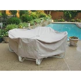 Oval Outdoor Table / Chair Covers : 110 x 84 x 25Oval Table Set Cover