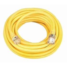 Coleman Cable 10 3 50-Foot Vinyl Outdoor Extension Cord #02688 by Coleman Cable