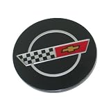 1984-1985 Corvette Wheel Center Cap w Crossflag Emblem by Chevrolet
