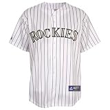 Todd Helton Jersey: Youth Majestic Home Pinstripe Replica #17 Colorado Rockies Jersey