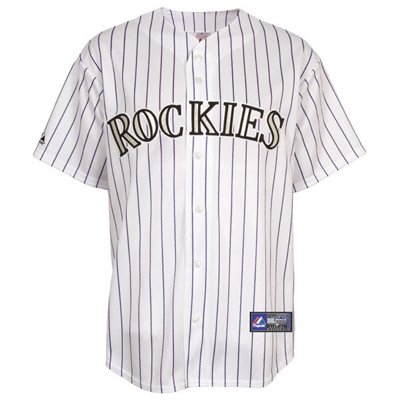 Todd Helton Jersey: Youth Majestic Home Pinstripe Replica #17 Colorado Rockies Jersey
