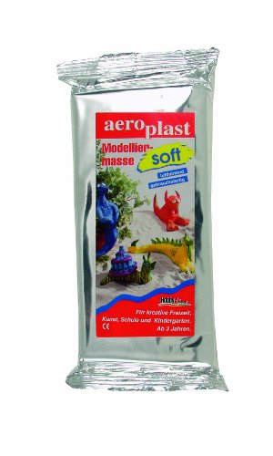 Hobby Line 76250 - Aeroplast Soft Modelliermasse wei&szlig; 250 g