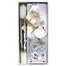 Baptismal Gift Set in Spanish with Missal, Rosary, 2x12" Large Sculpture Candle, Handkerchief, and Shell (Bautizo Set de Regalo)