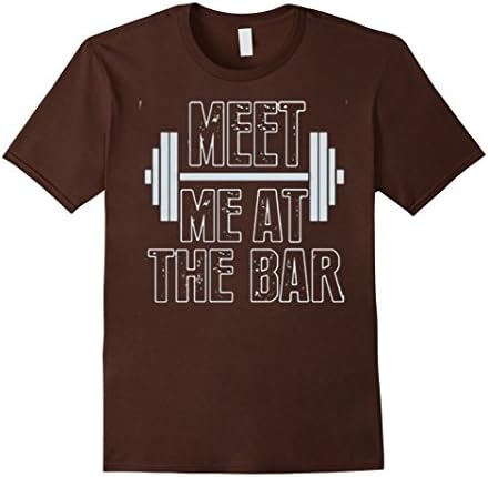 Men's weightlifting gloves unisex t-shirt Small Brown