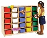 IMAGE OF Wood Designs Tip Me Not 25 Tray Storage Cubby