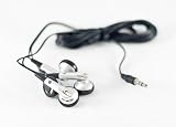 Buddie Buds Earbuds Earphones/Headphones for Apple iPod & iPhone (Silver) - 2 pairs of earbuds in 1 connection!