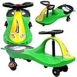 Green Ambulance Wiggle Ride-on Car
