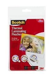 Scotch Thermal Laminating Pouches, 4.37 Inches x 6.06 Inches, 20 Pouches (TP5900-20)