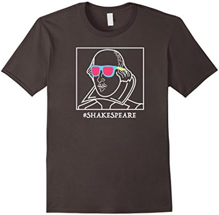Men's #Shakespeare William Shakespeare 400 years anniversary shirt 3XL Asphalt