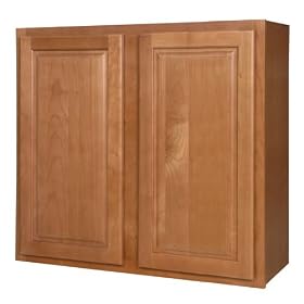 All Wood Cabinetry W3330-WCN 33-Inch Wide by 30-Inch High, Factory Assembled - Ready to Install All Wood Kitchen Cabinet, Westport Cinnamon Maple