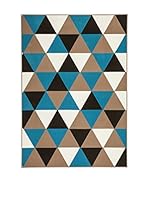 Alfombra Stella 200 (Multicolor/Turquesa)