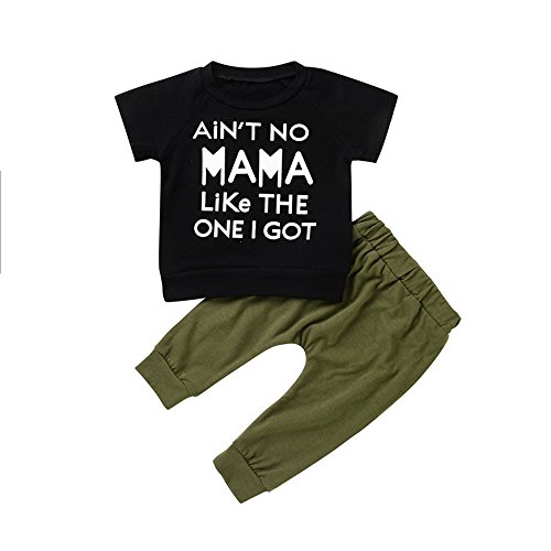 Mikrdoo-Baby-Boy-Girl-Clothing-Set-Letters-Printed-Black-T-Shirts-Tops-Solid-Pants-2-Pcs-Bebe-Outfits-Kids-Costumes