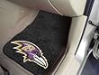FANMATS 5675 NFL Baltimore Ravens Front Carpet Car Mat - 2 Pieces