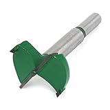 uxcell ヒンジボーリングビット 38mm掘削径 木材切削工具 デュアルフルート 1個入り