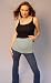 Baby Be Mine Maternity Belly Band in 4 Sizes (Size 2  pre pregnancy 6-12, Glacier Grey)