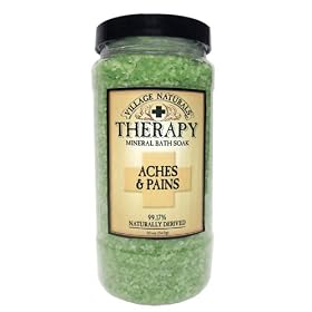 Click here to buy Village Naturals Therapy Aches and Pains Mineral Bath Soak 20 oz by Village Naturals Therapy.