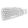 Logitech Tastatur-Maus-Kombination Wireless Desktop MK250 weiß