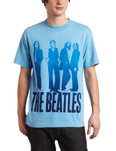FEA Men's Beatles Blue Groove T-Shirt,Carolina Blue,Small
