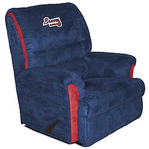 Buy Atlanta Braves MLB Team Logo Big Daddy Recliner by Baseline Sports