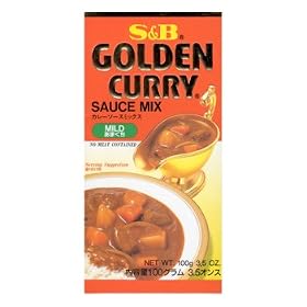 S&B - Golden Curry Sauce Mix - Mild 3.5 Oz.