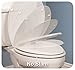 MAYFAIR 883SLOWA 006 Toilet Seat with Built-in Potty Training Seat will Reduce Clutter, Slow Close and Never Loosen, ROUND, Durable Enameled Wood/Long Lasting Plastic, Bone