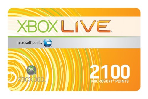 Childrens Toyshop  Video-Spiele : Xbox 360 - Live Points Card 2100