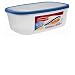 Tools & Hardware : Rubbermaid FG5187RDBLUE Flex & Seal Rectangle 8-Quart Food Storage Container