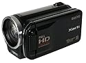 Sanyo Xacti VPC-FH1EX Full HD-Camcorder (SD/SDHC-Card, 10-fach opt. Zoom, 8 Megapixel, 7,6 cm (3 Zoll) Display) schwarz