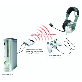 Ear Force X3 Headset: Chat + Wireless Game Audio, for Xbox 360