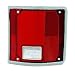 Get Crash Parts Gm2800122 Tail Lamp Lens, W/Chrome Trim, Driver's Side