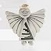 Jewelry : Sterling Silver and 12kt. Gold Angel Pin, #10998