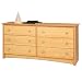 Prepac Maple 6-Drawer Dresser