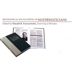 Biographical Encyclopedia of Mathematicians