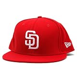 San Diego Padres Basic Red 59FIFTY Fitted Cap